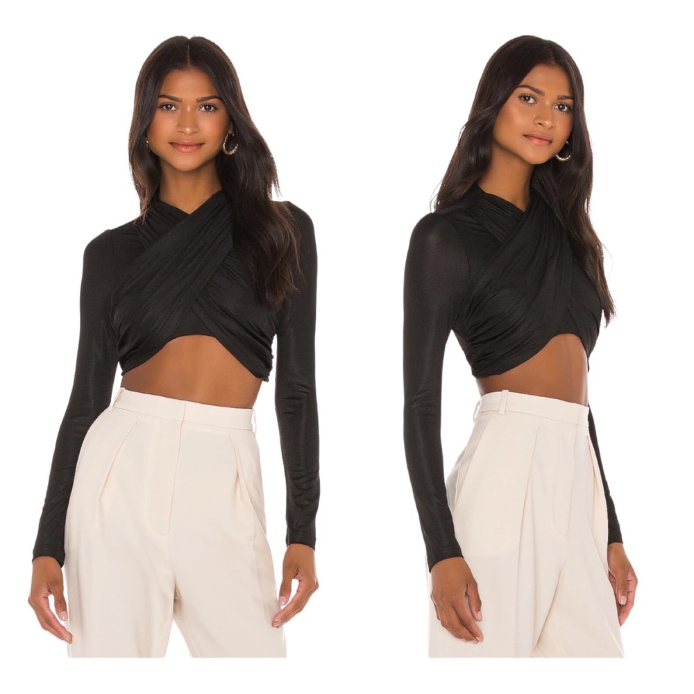 SIGNIFICANT OTHER Arta Top Black Long Sleeve